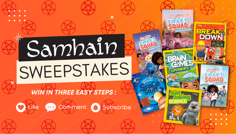Samhain Sweepstakes: $96 National Geographic Kids STEM Book Bundle Giveaway! Ends: 11/28/2022